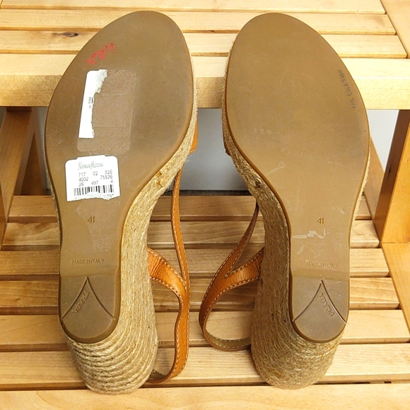 Prada🤎Wedge Tan Espadrilles, Size 41, 10-11M 🆕 - Picture 4 of 7